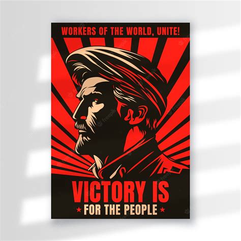 Communist Propaganda Poster Template